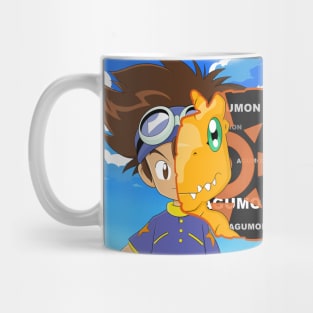 Tai and Agumon Mug